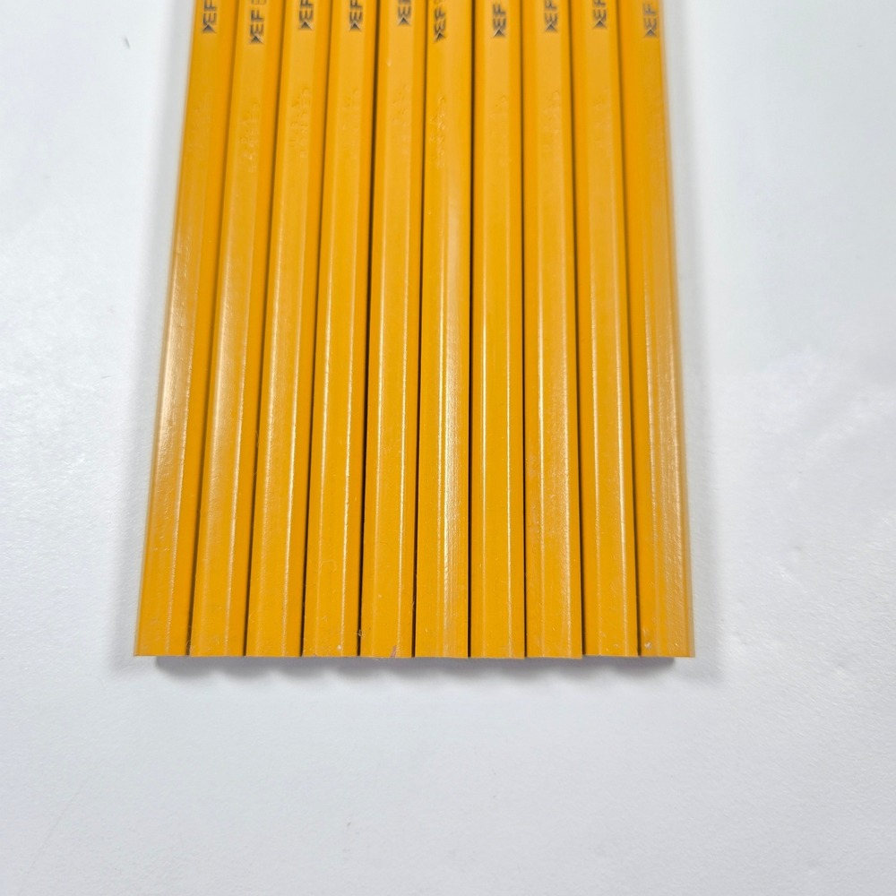 Vintage Eberhard Faber American Pencils No 2 HB Yellow Wood Made in USA 10 Count - Picture 8 of 10